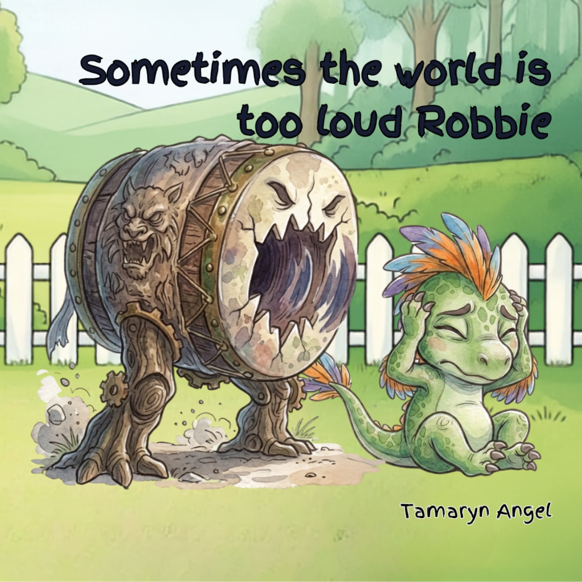 Sometimes the World is Too Loud, Robbie story illustration